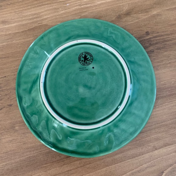 Bordallo Pinheiro 7.5” Salad Green Plate Made in Portugal - Picture 5 of 6